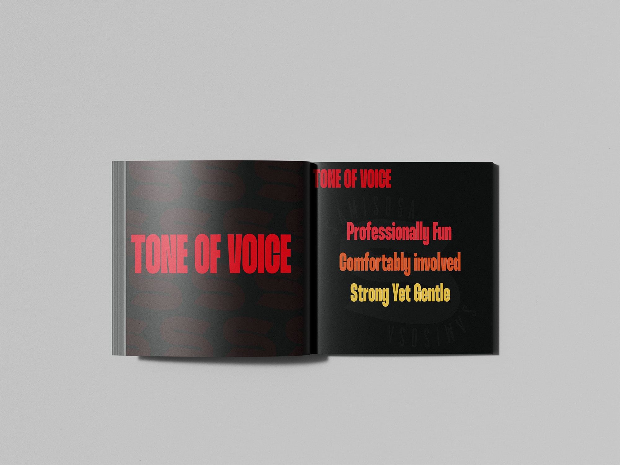 Image displaying Samisosa Tone of voice