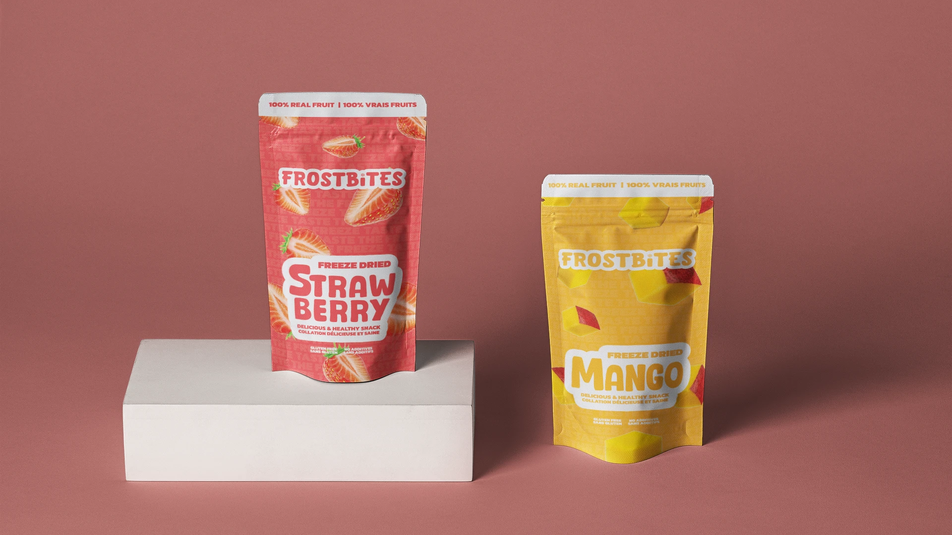 2 pouches side by side